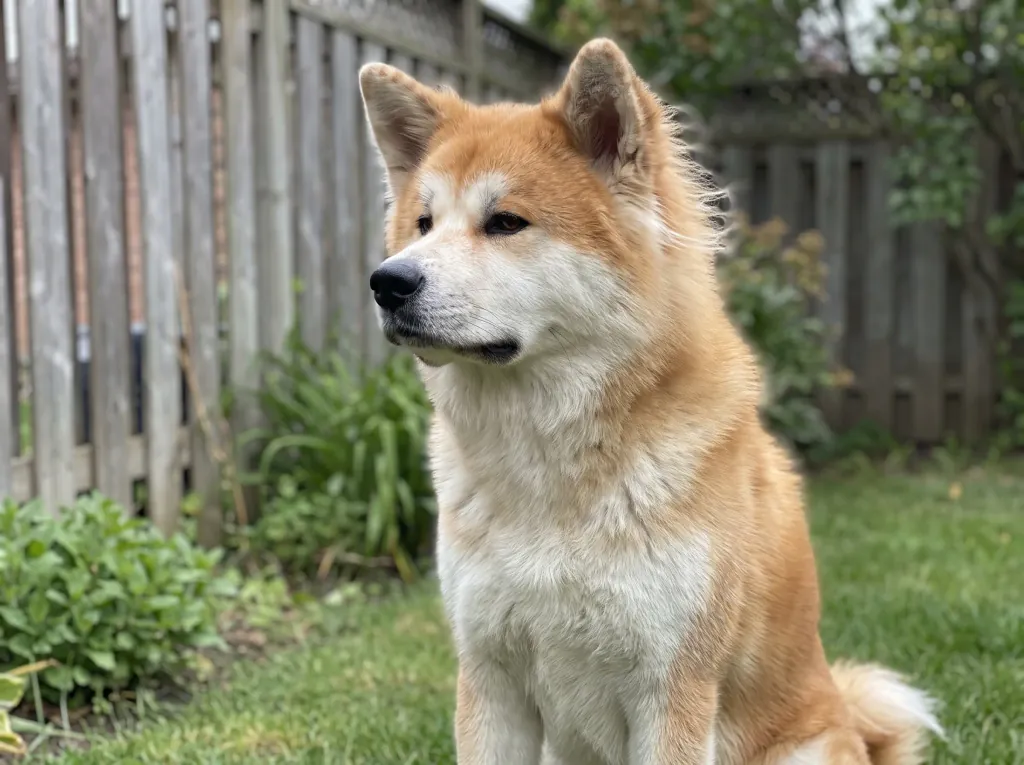 Adult Akita standing
