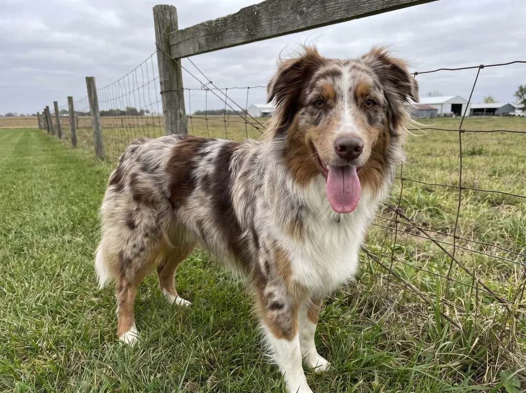 Adult Australian Shepherd standing