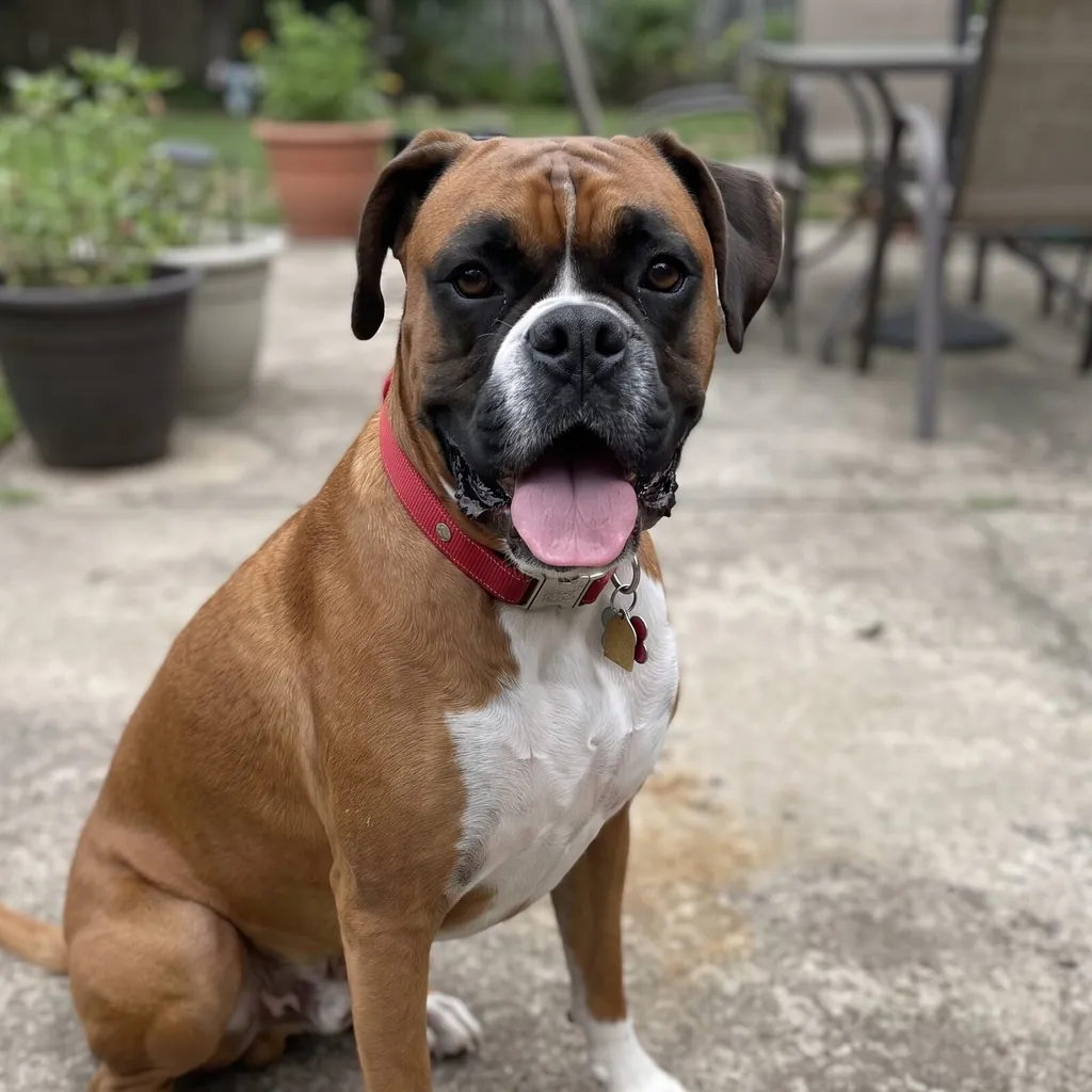 Adult Boxer standing