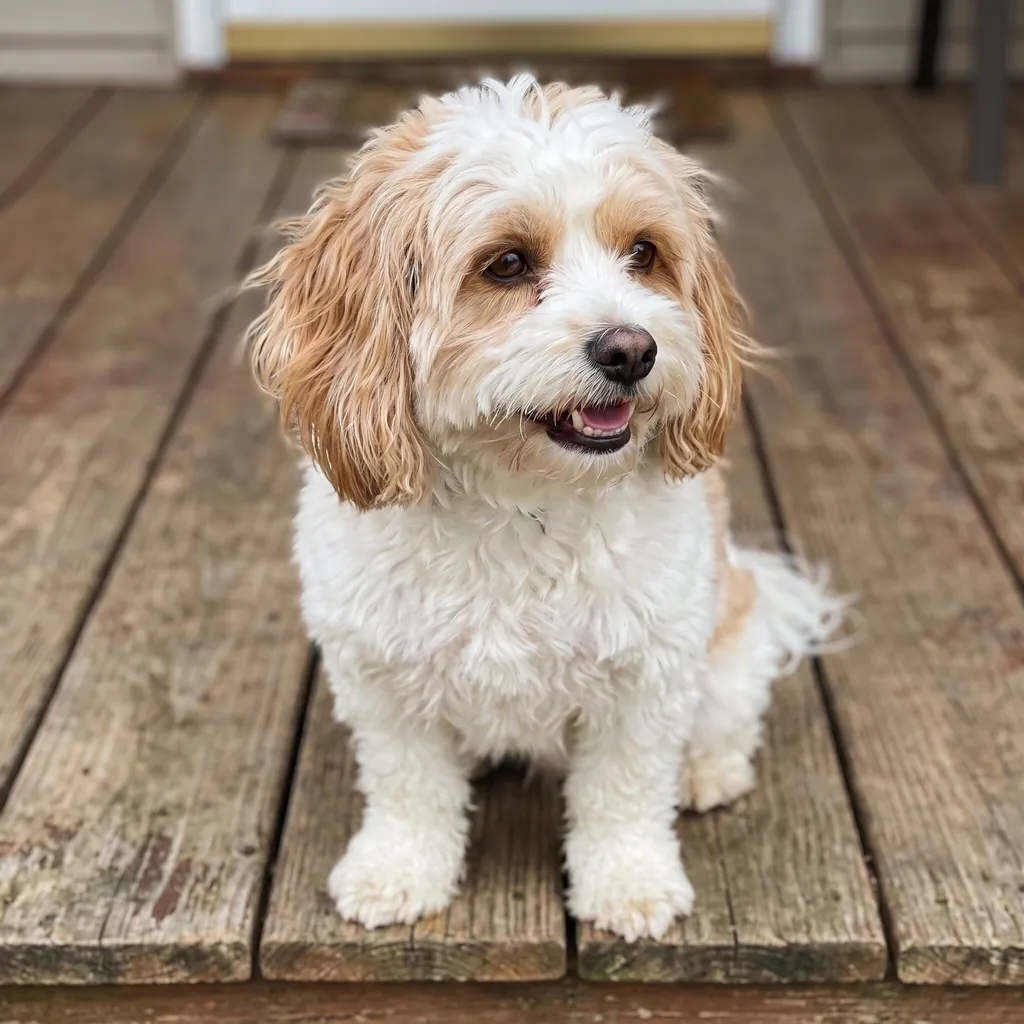 Adult Cavachon standing