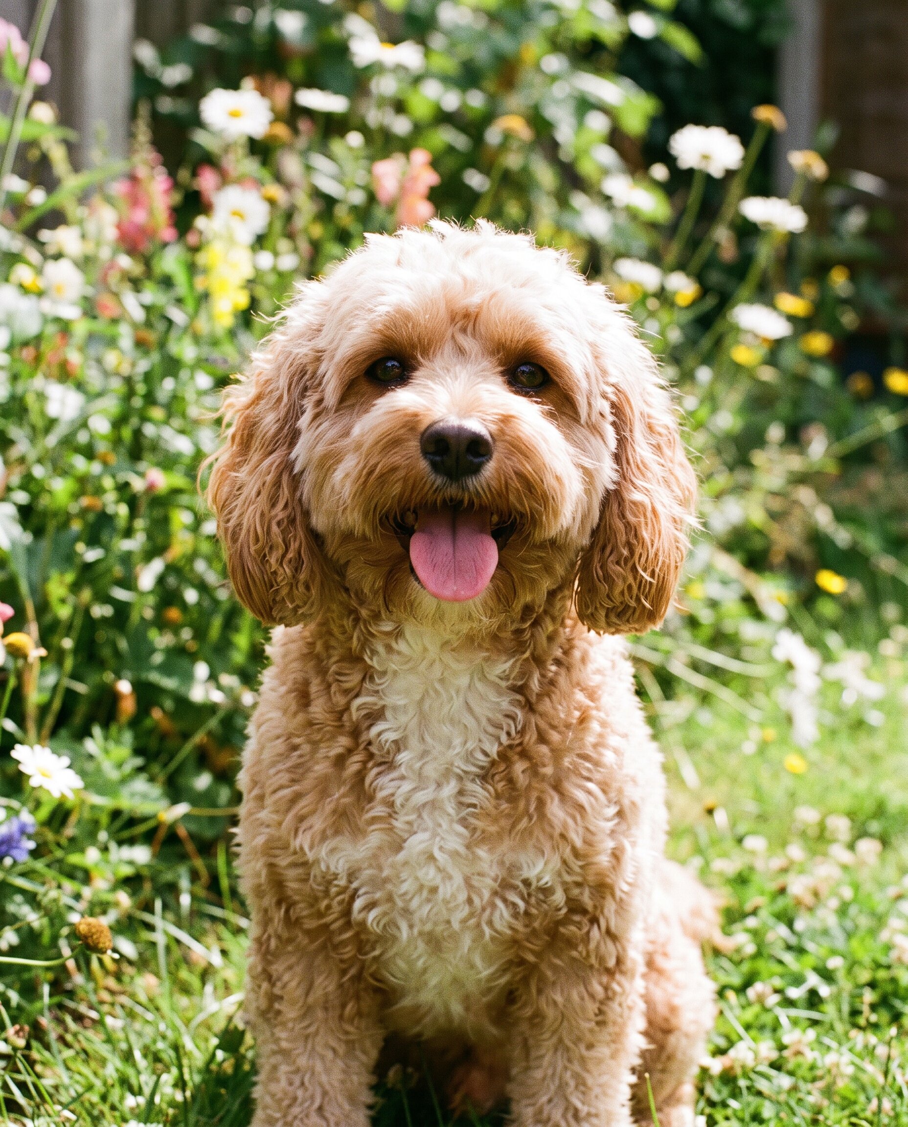 Adult Cavapoo standing