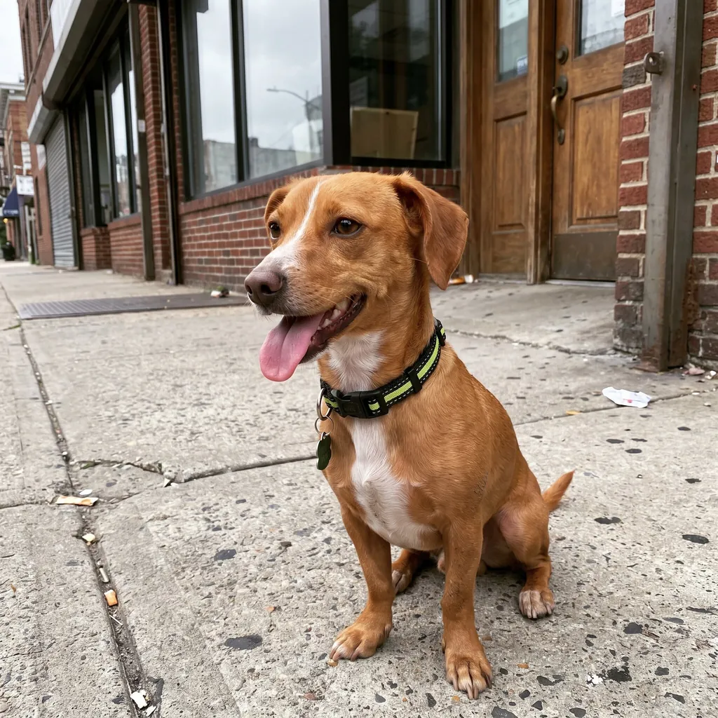 Adult Chiweenie standing