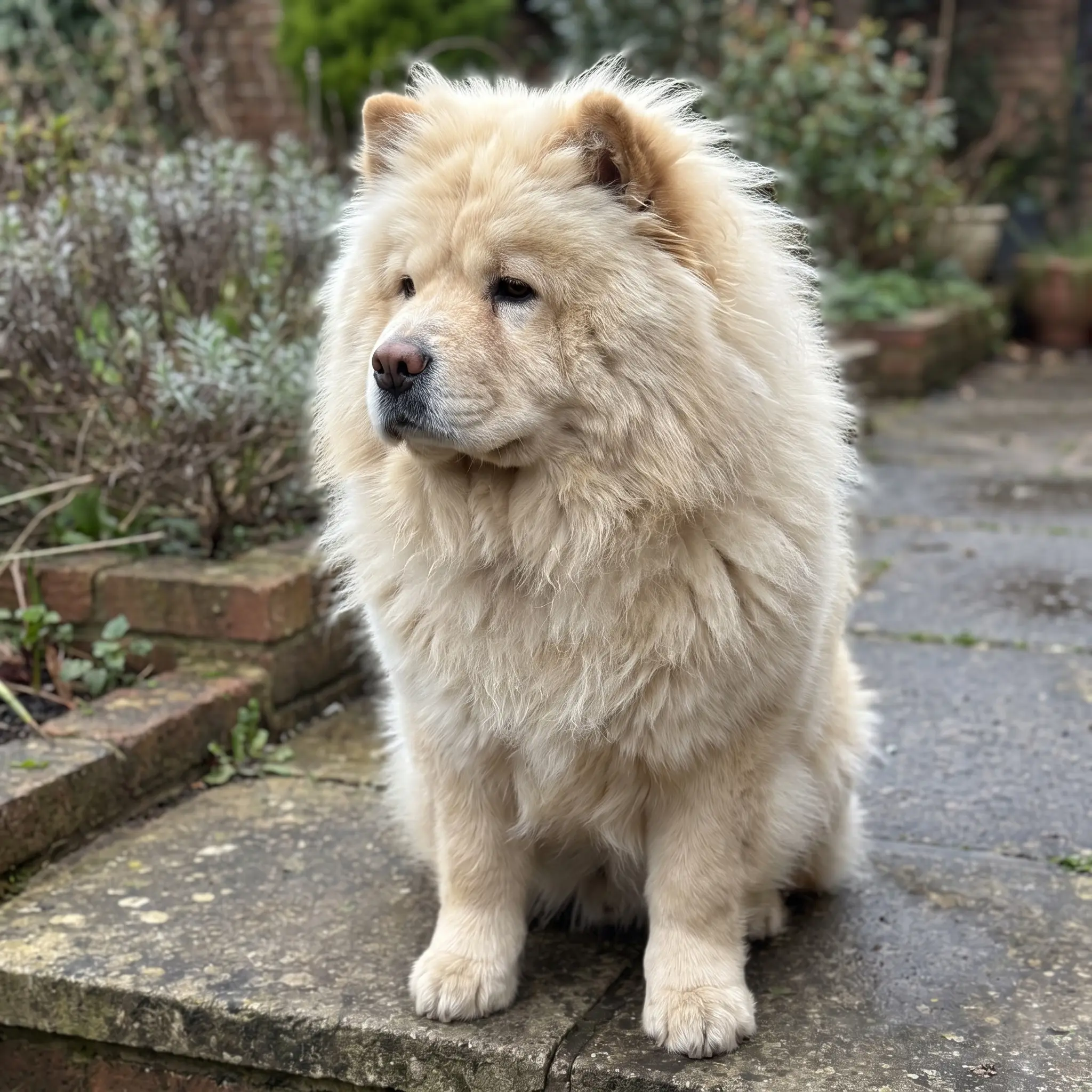 Adult Chow Chow standing