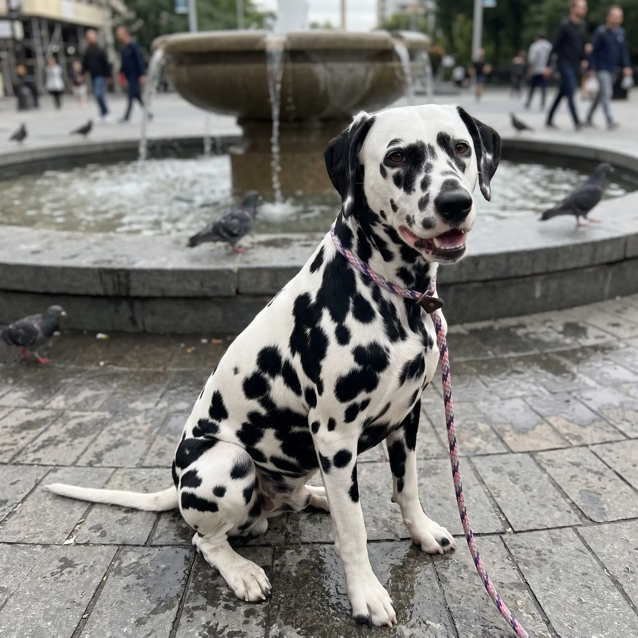 Adult Dalmatian standing