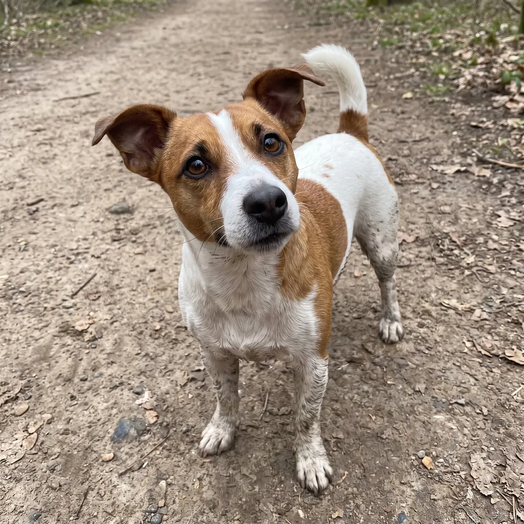 Adult Jack Russell Terrier standing