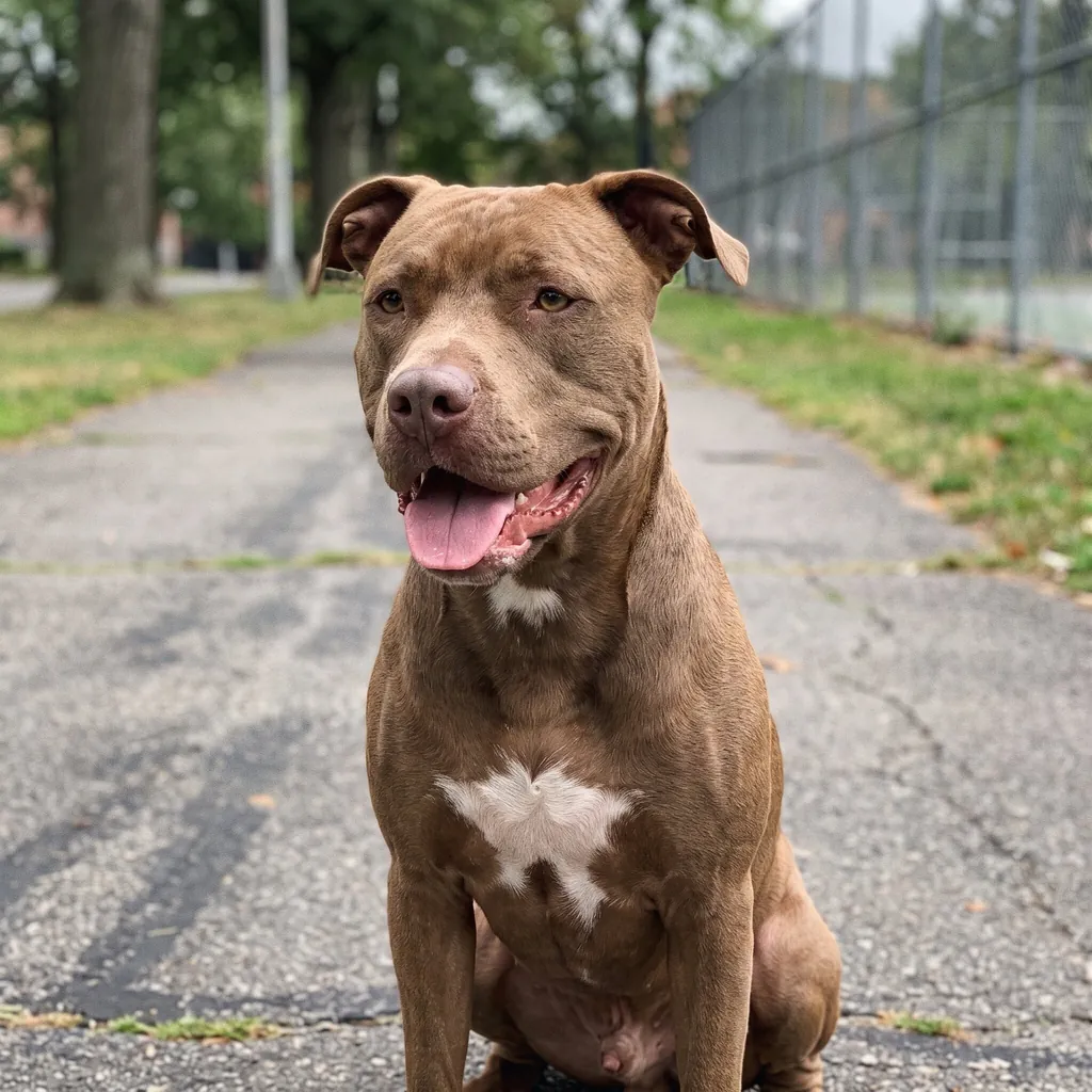 Adult Pit Bull standing