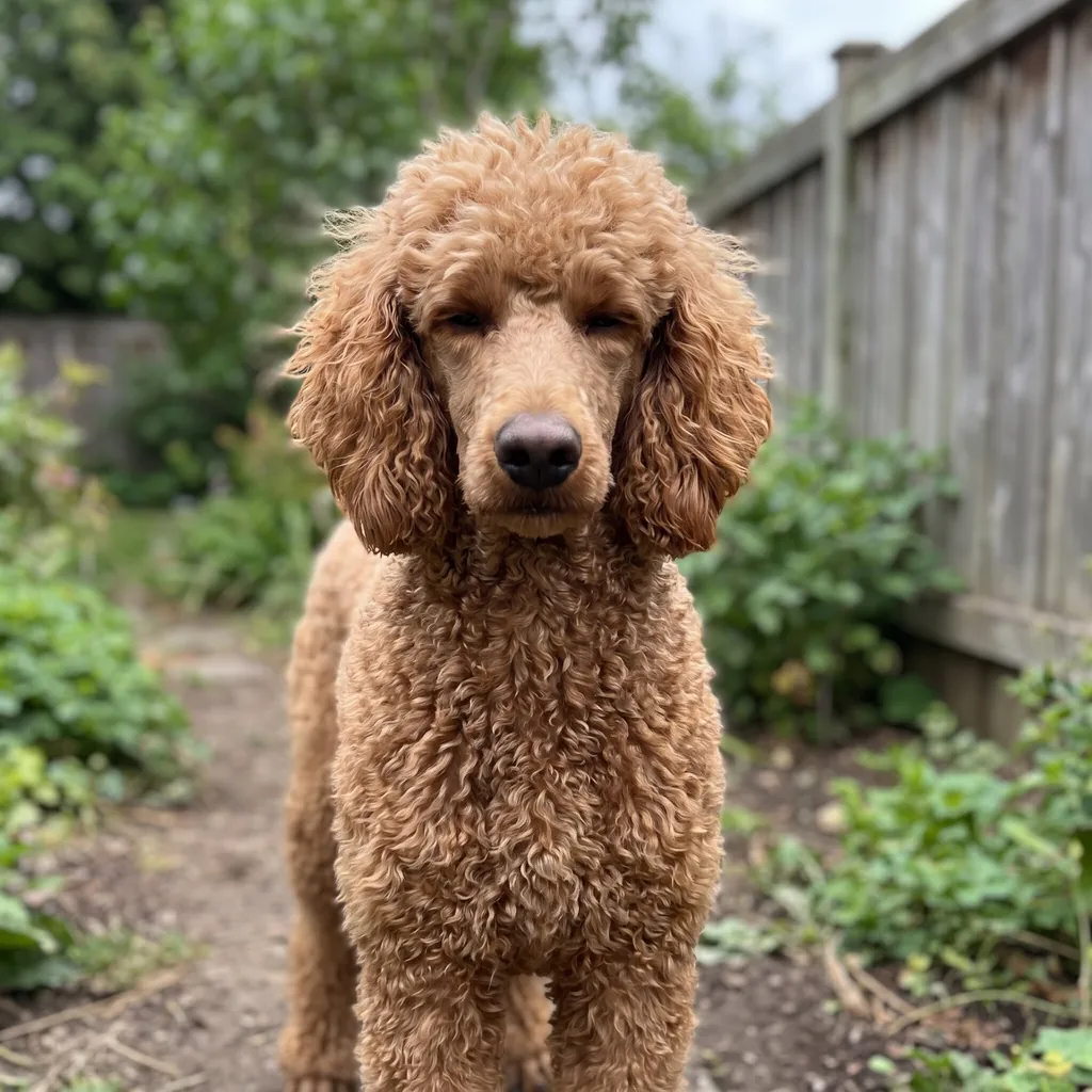 Adult Poodle standing