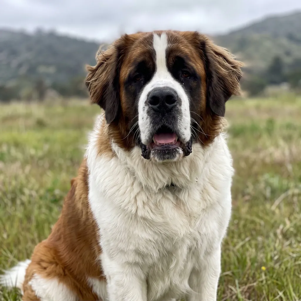 Adult Saint Bernard standing