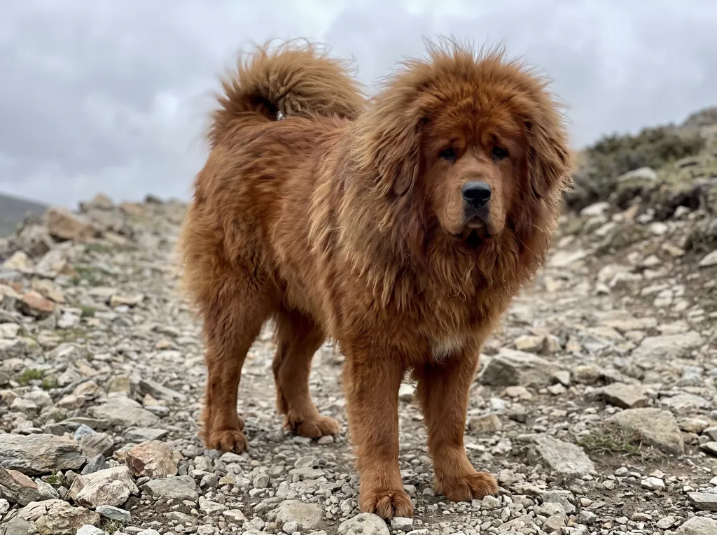 Adult Tibetan Mastiff standing