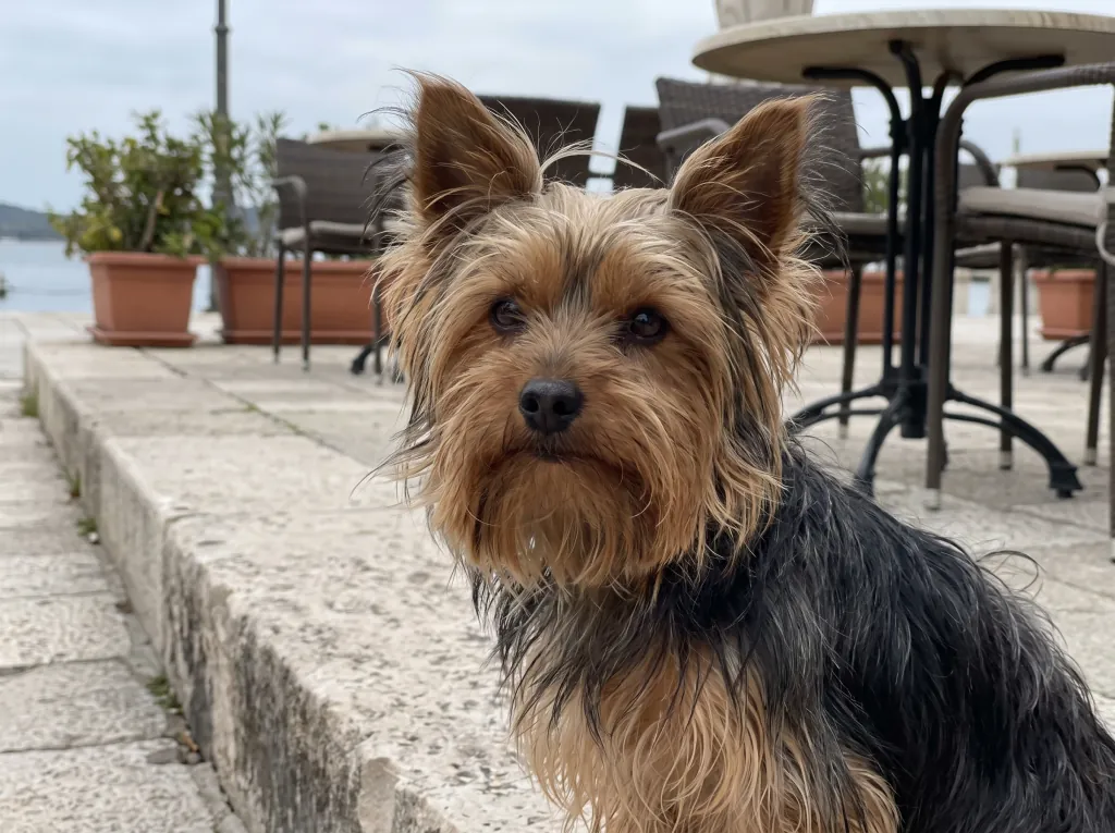 Adult Yorkshire Terrier standing